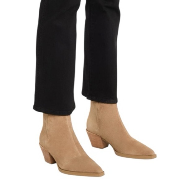 NWOB Rag & Bon Dart Suede Tan Brown Camel Taupe Ankle Boot Bootie Pointed Toe 10 - Picture 5 of 15